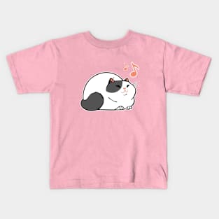 Cat and music Kids T-Shirt